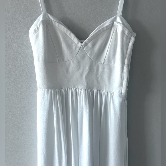 BCBGMaxAzria White Annamae High Low Dress - Picture 6 of 12